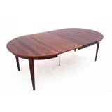 Table à manger en palissandre, Danemark, années 1960. Après restauration.