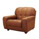Brown armchair, Italian design, 1970s, production: Italy