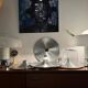 Modernist silver wall light(s)