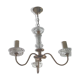 Lustre laiton et verre
