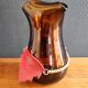 Vintage Spanish Sangria Carafe - Retro Amber Glass Jug