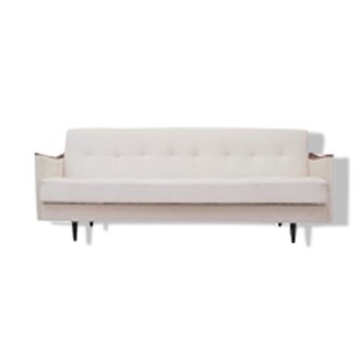 Foldable sofa ecru, Danish design, 1960s, Denmark