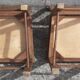 Set of 2 50s bistro chairs