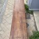 Teak church bench