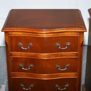 Georgian Style Bedside Tables with Drawers, Set of 2