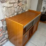 Vintage hi-fi furniture on wheels