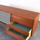 Mid-Century Op-Art Hand-Painted Danish Teak Sideboard, 1960s