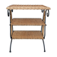 Table d’appoint lyre en osier