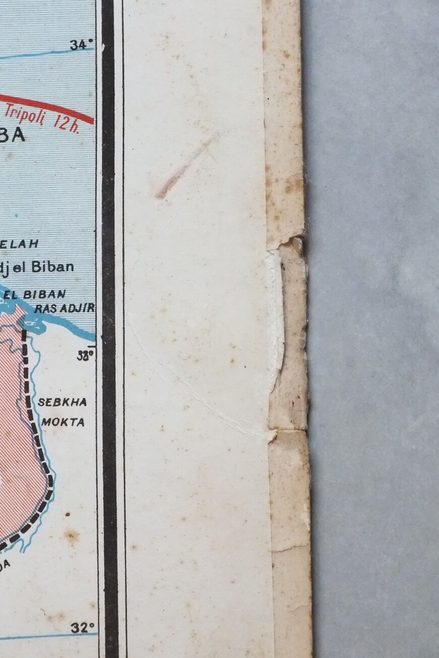 Map of school Vidal-Lablache No. 11 Algeria and Tunisia