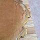 Antique gilded stucco mirror – Louis XV rococo style – 42 cm