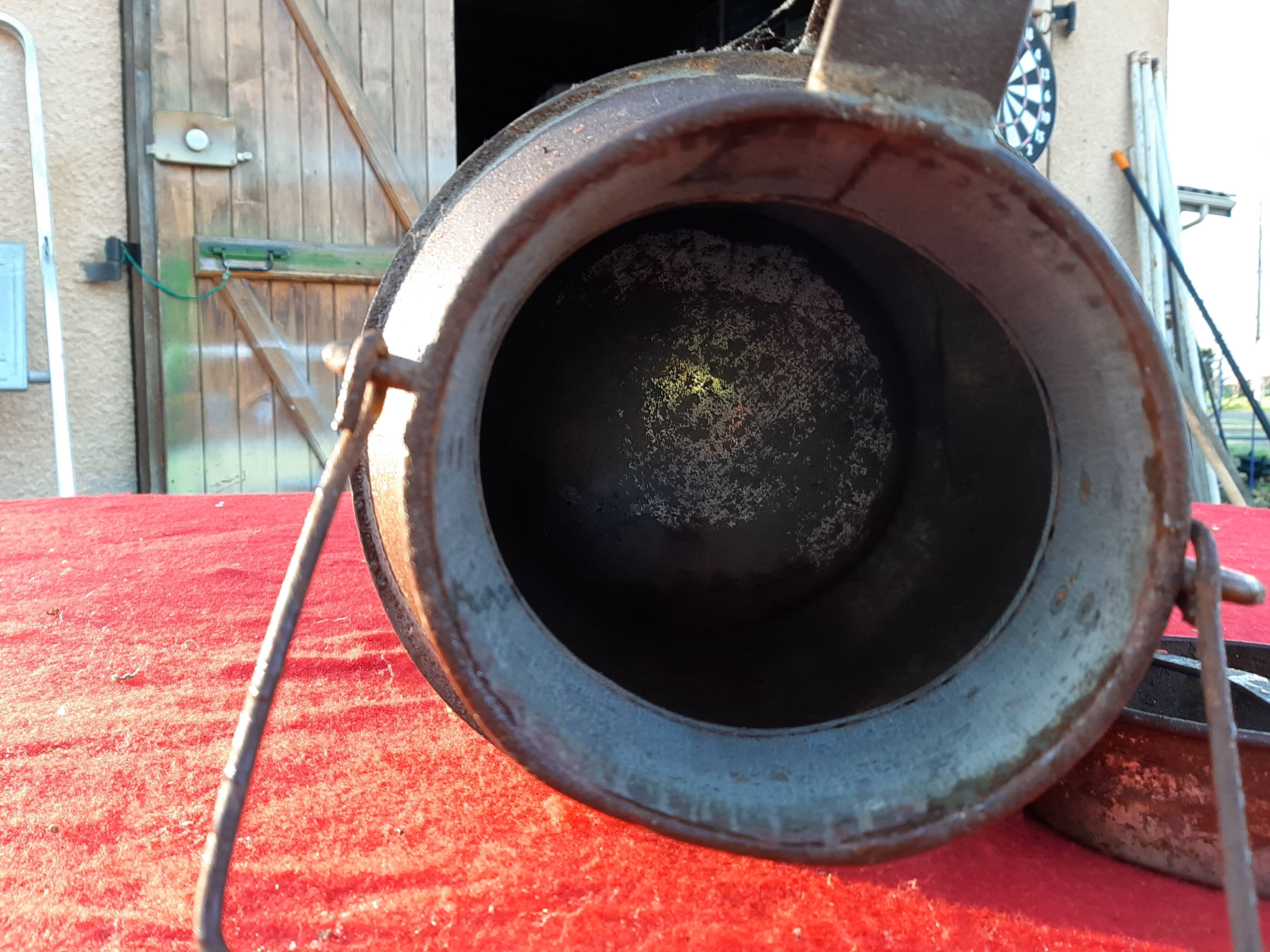 Milk can in tole