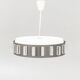Metal and plexiglass ceiling light Anonymous Sweden 1970