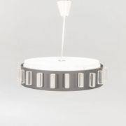 Metal and plexiglass ceiling light Anonymous Sweden 1970