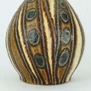 Vase mid century bay keramik model fat lava circle and wave pattern 1970s