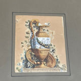 Aquarelle XIXeme Fontaine à l'Antique Signée H. Lozé