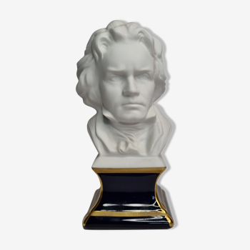 Buste en porcelaine de Beethoven Tharaud Limoges