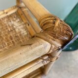Vintage rattan shelf