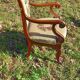 Fauteuil cabriolet d'époque Restauration / XIXe siècle
