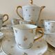 Vintage Limoges porcelain gold coffee set – 15 pieces