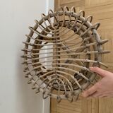 Vintage rattan stool