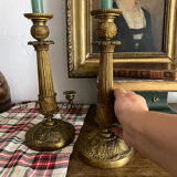 Pair of 19th-century candlesticks