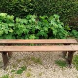 A pair of old benches