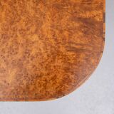 Antique Dutch Empire Burl Wood veneered desk or sofa table