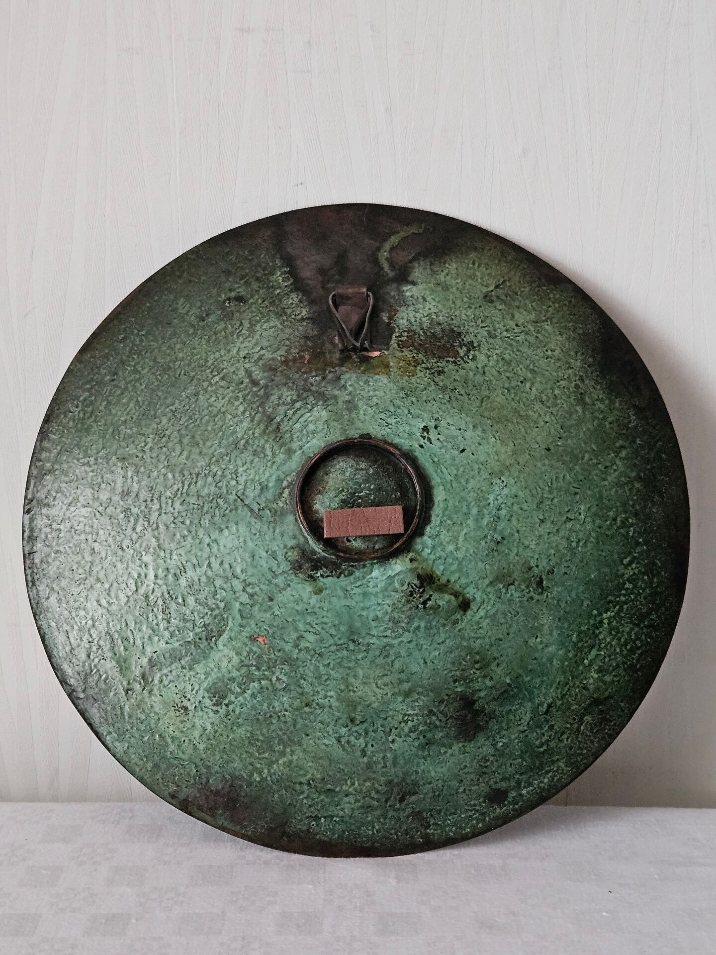 Vintage Peruvian relief decorative wall plate