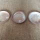 3 stoneware dessert plates