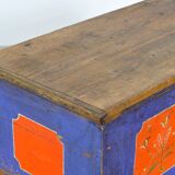 Folk art wedding ches, dated 1901