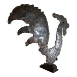 Handcrafted wrought iron sculpture