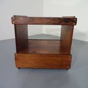 Danish Rosewood & Glass Side Table, 1960s