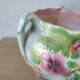 Saint Clément slip pot with Nasturtium decor