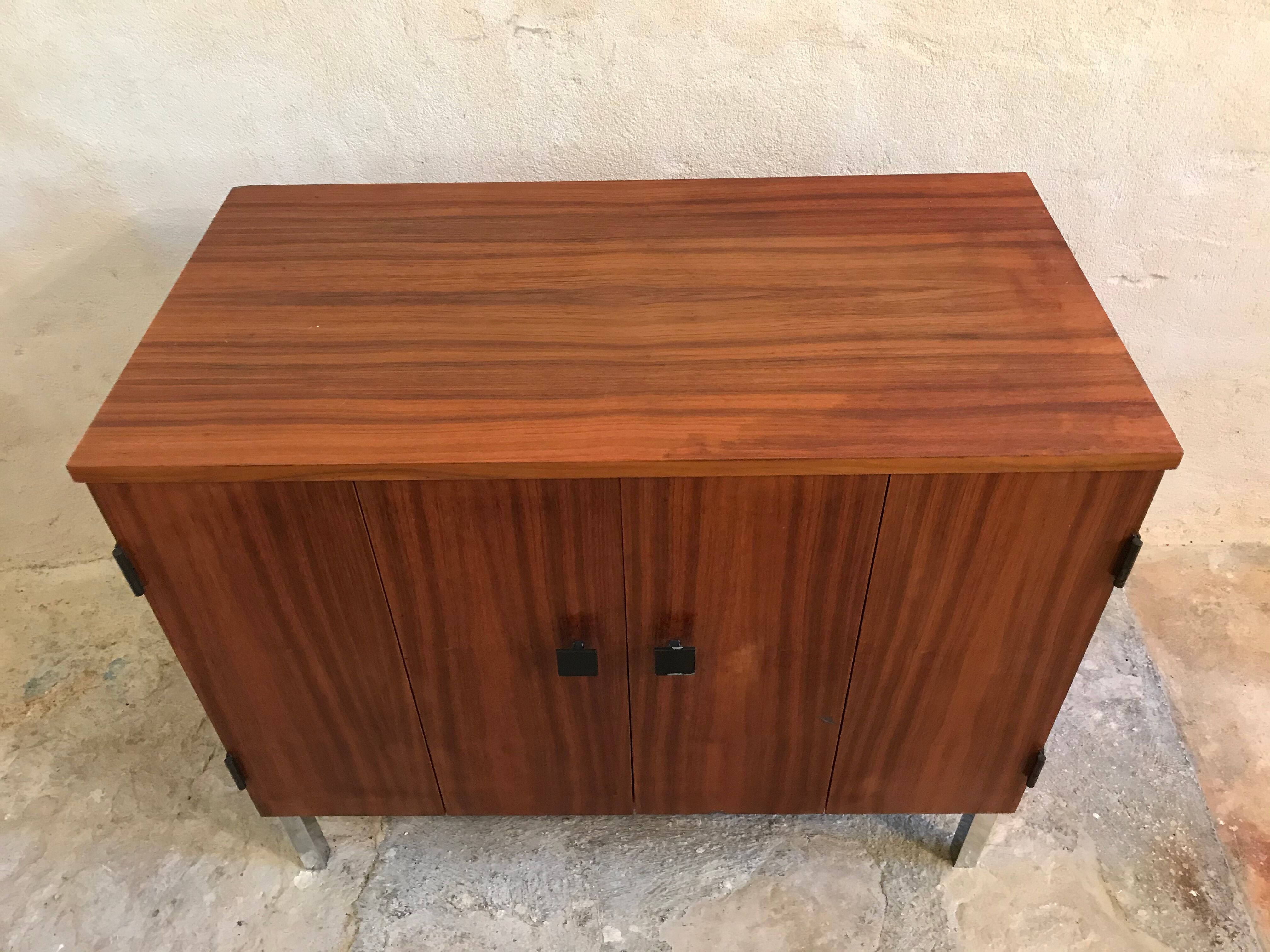 1960's vintage two-door storage unit