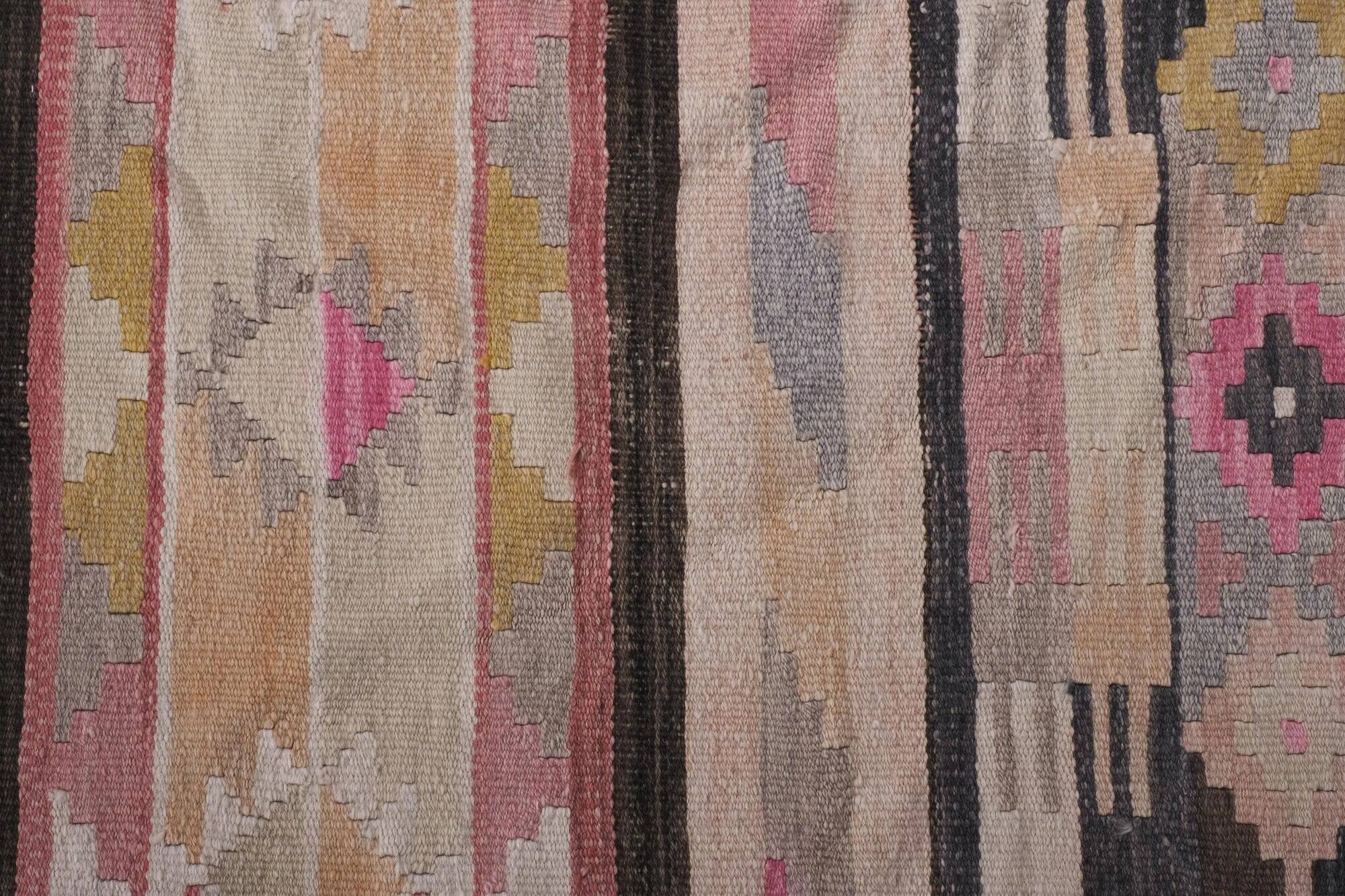 Vintage Turkish hallway rug 69x676 cm