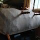 Louis Philippe style velvet bench