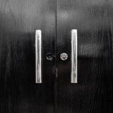 Buffet en acier et bois,  Bruno Weil pour Thonet, années 1930