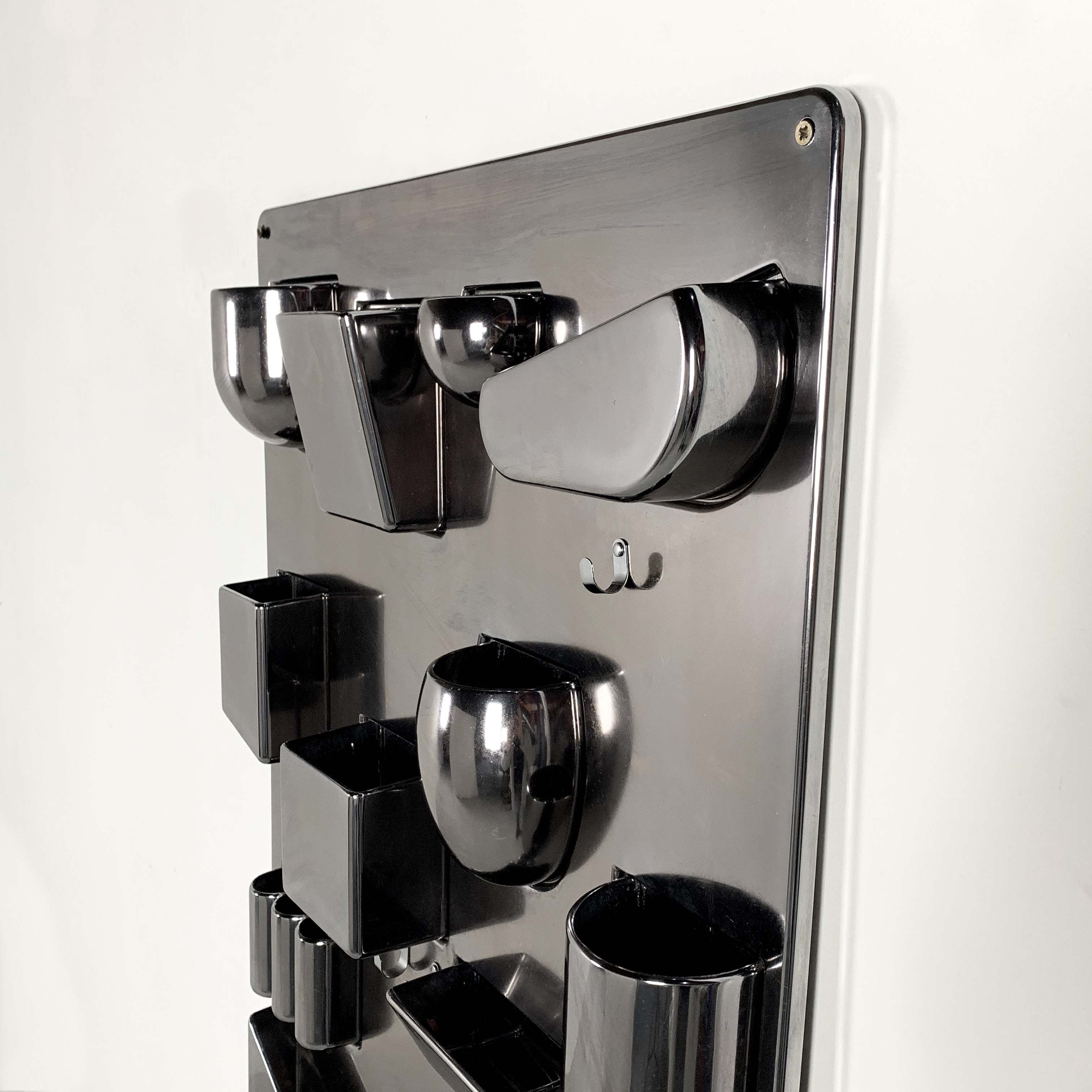 Chromed wall organizer Limited Edition Uten-Silo II by Dorothee Maurer-Becker for Vitra