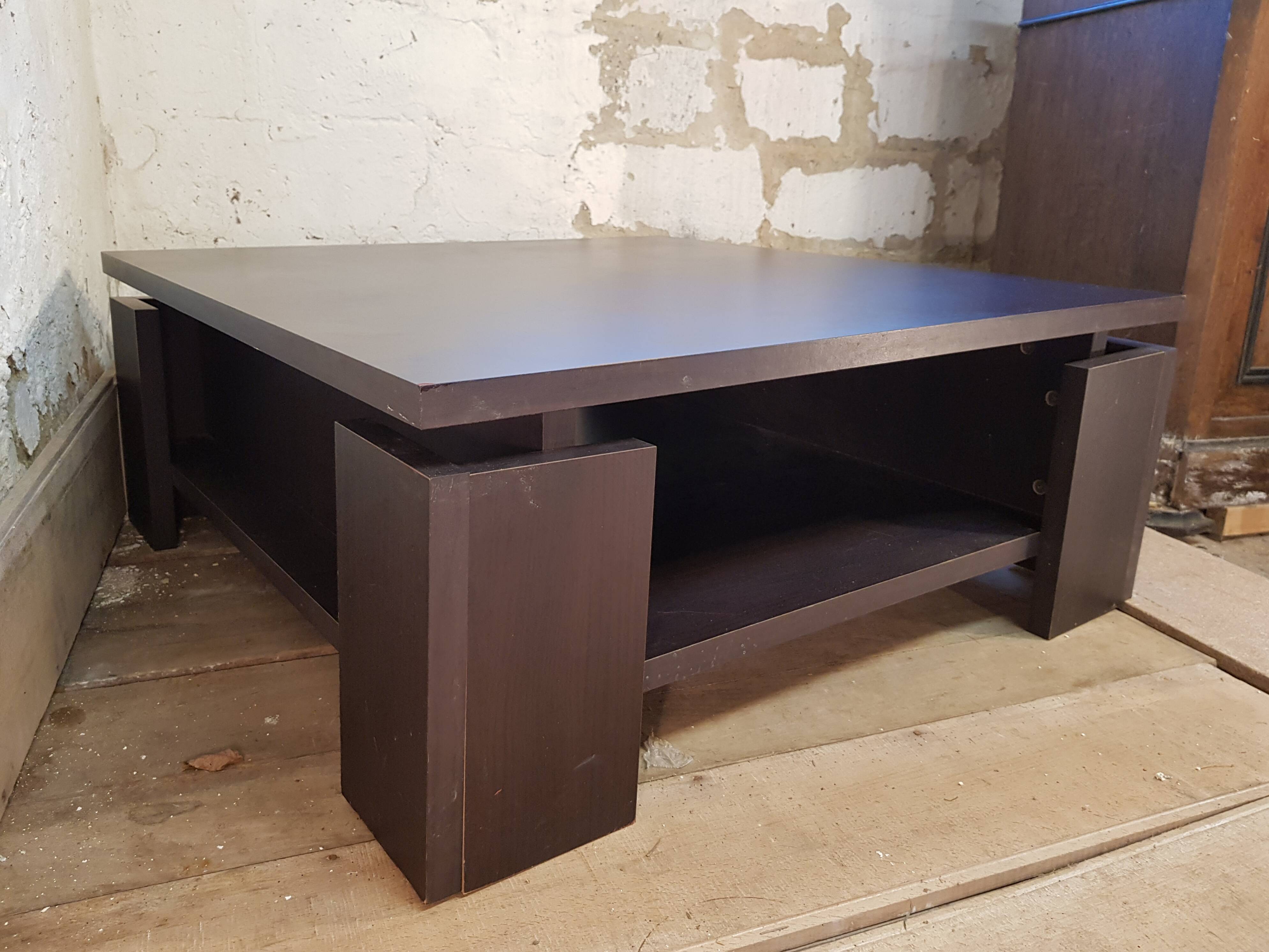 Black coffee table 1980