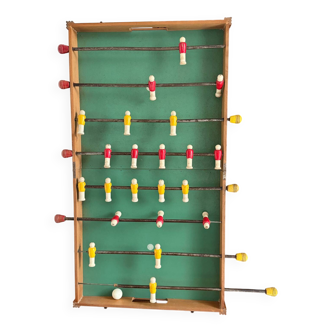 Vintage wooden folding foosball table