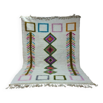 Tapis Beni Mrirt 100% Laine Naturelle – Luxe et Artisanat Berbère 300x200cm