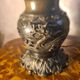 dragon lamp bronze 1900 art nouveau glass replaced very beautiful piece 47x1