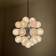 Chromed 1970s Sputnik Chandelier by Motoko Ishii for Staff