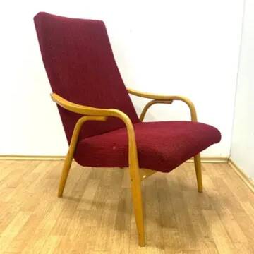 Retro TON armchairs by Antonín Šuman, bentwood, 1960s