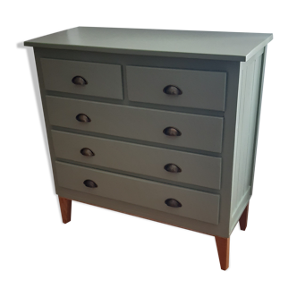 Commode scandinave vert forest