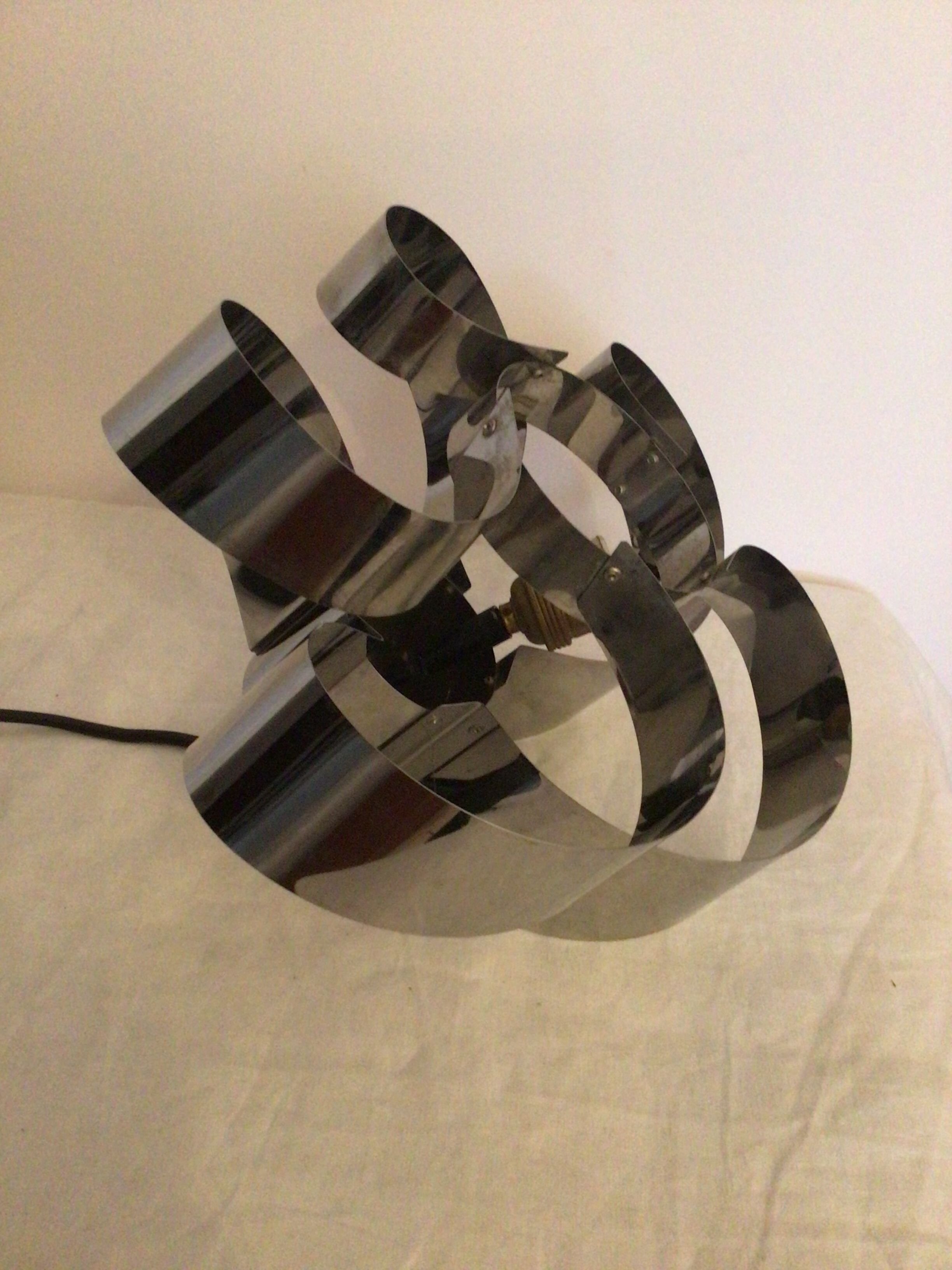 Hanging lamp sheets aluminum metal year 60/70