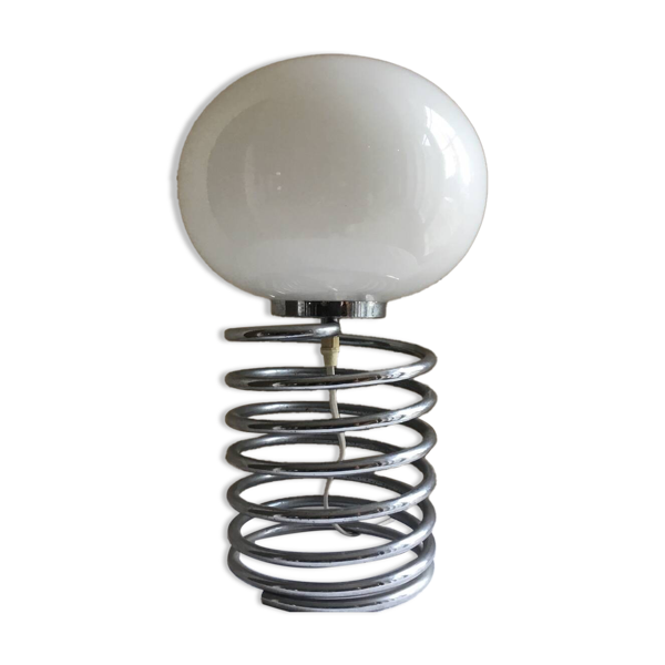 Lampe pied spirale