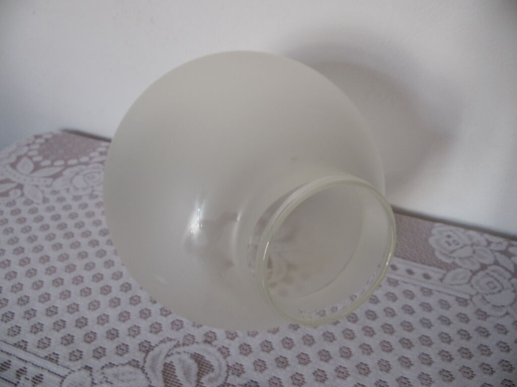 Frosted glass lampshade