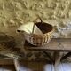 Vintage wicker basket