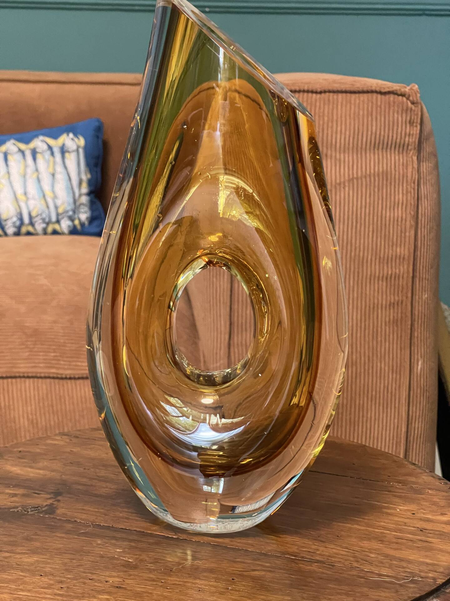 Sommerso vase from Murano